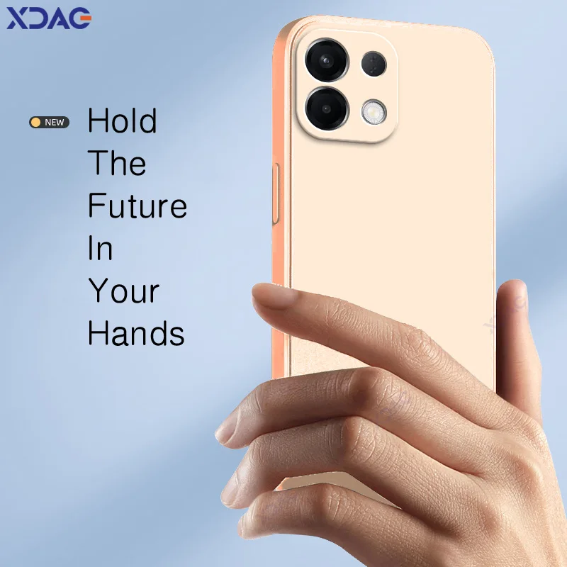 Фото Роскошные чехлы для мобильных телефонов Candy для OPPO K13 5G, глобальная защита камеры OPPOK13, мягкие чехлы, квадратные жидкие силиконовые бронированные чехлы №5