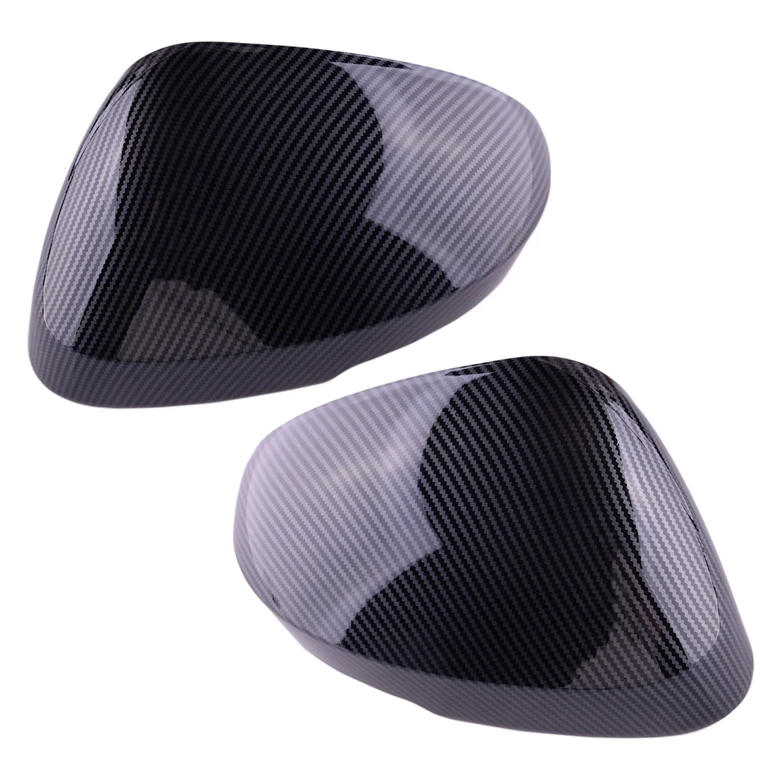 

1 Pair Car Side Rearview Mirror Guard Cover Trim Black Carbon Fiber Style ABS Plastic Fit For Mitsubishi Outlander 2022