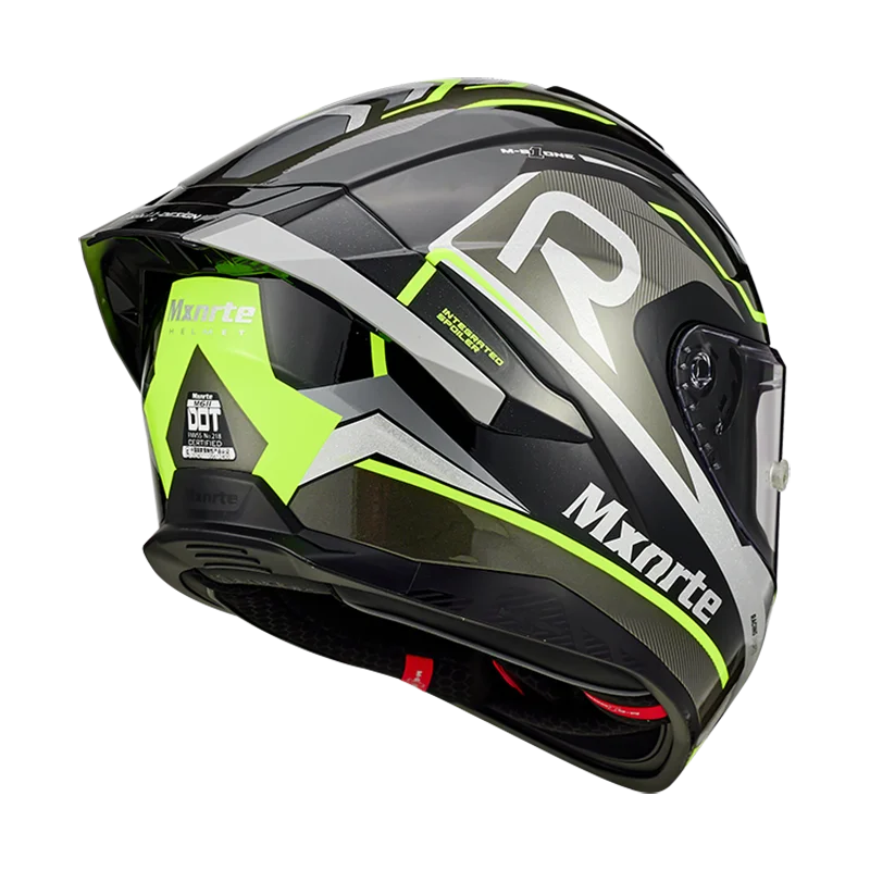 Orignal Mxnrte Black Yellow Gatling Helmet Men and Women Full Face Off-Road Safety Motorcycle Capacete Casque