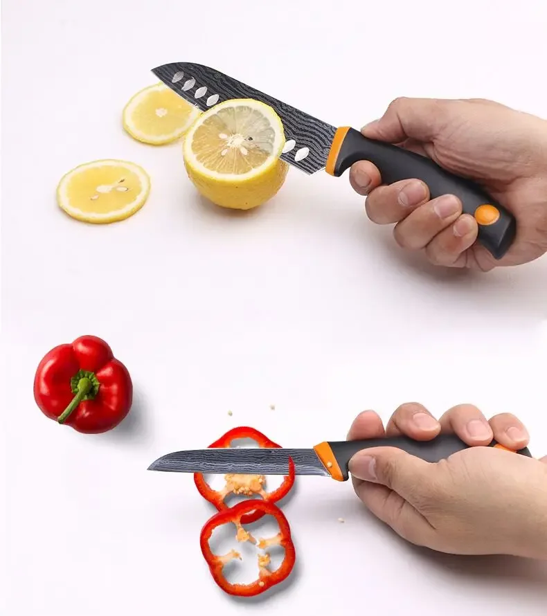 Нож для дамасских вен кухонные ножи из нержавеющей стали набор 4 предметов