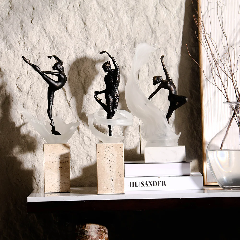 Для прямого дома и декора ручной работы из прозрачной смолы бронзы металла