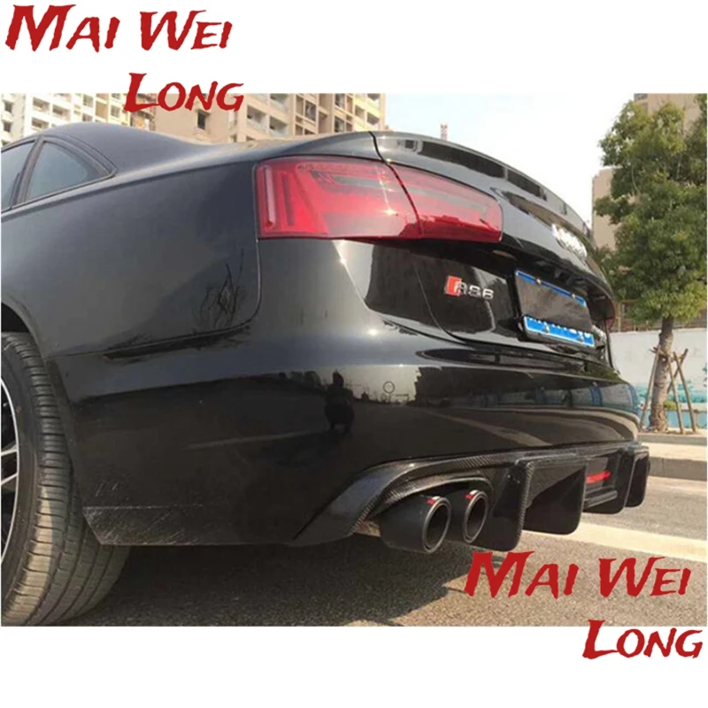 Задний спойлер из углеродного волокна для Audi A6 S6 C7 2012-2015 высококачественный