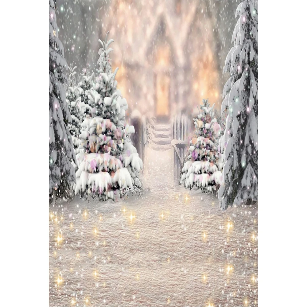 Фон для фотосъемки с изображением снеговика |