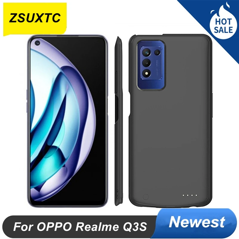 

6800Mah For OPPO Realme Q3s Battery Case RealmeQ3s Phone Bag Case For OPPO Realme Q3s Battery Charger Case Power Bank Cover