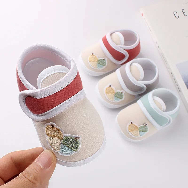 

New Fashion Baby shoes Newborn Baby Girls Boys Soft Sole Shoe Anti Slip Pu Suede leather Sneakers Hard sole Prewalkers 0-18M