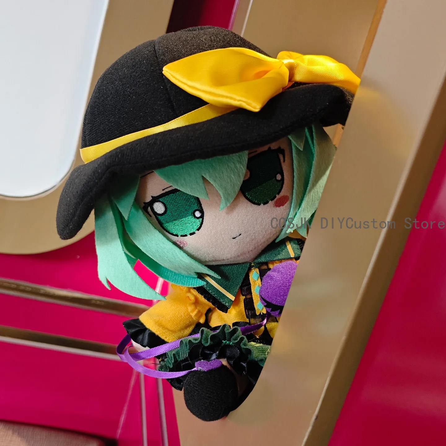 Аниме-фигурка Комейдзи Коиши из Touhou Project, 20 см, сидячая модель, подушка, плюшевая игрушка для косплея, мультяшный талисман, рождественский подарок (art.: 3920d7fbc8a12) - 3920d7fbc8a12