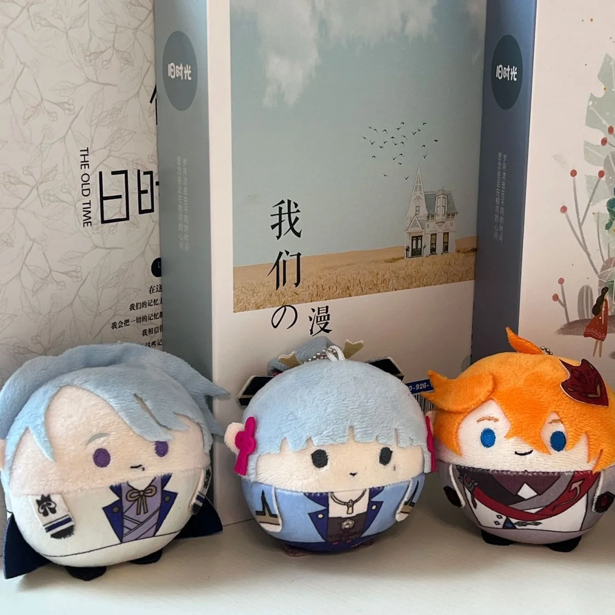 

Anime Game Genshin Impact Kamisato Ayato Barbatos Plush Doll Pillows Cosplay Cartoon Props Backpack Pendant Accessories