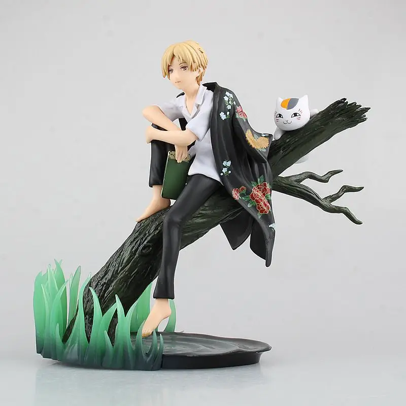 

Аниме натсуме Yuujinchou Такаси Нацумэ ветки сидя положение ПВХ экшн-фигурка Коллекционная модель кукла игрушка 17 см