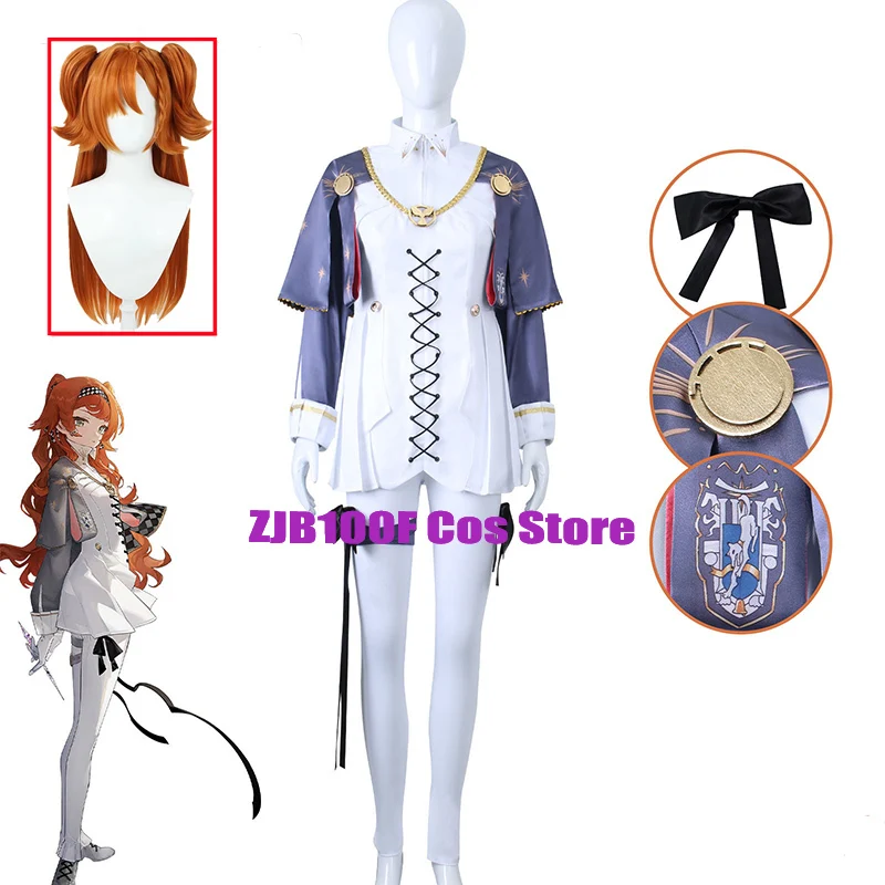 

Game Reverse 1999 Sonetto Cosplay Costume Women Cute Party Suit Top Pants Halloween Carnival Uniforms for Woman