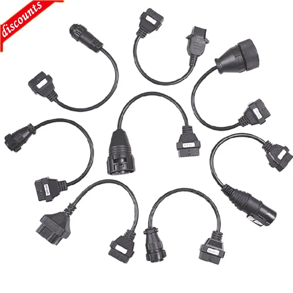 2025 Автомобильные кабели Полный набор 8 шт. Автомобильный диагностический