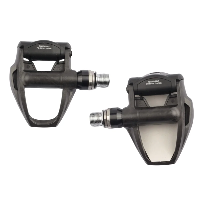 Фото Shimano DURA ACE PD-R9100 Велосипедная педаль SPD-SL для шоссейного велосипеда Оригинальная педаль черного цвета Shimano, центр 52 мм с SM-PD63 №2