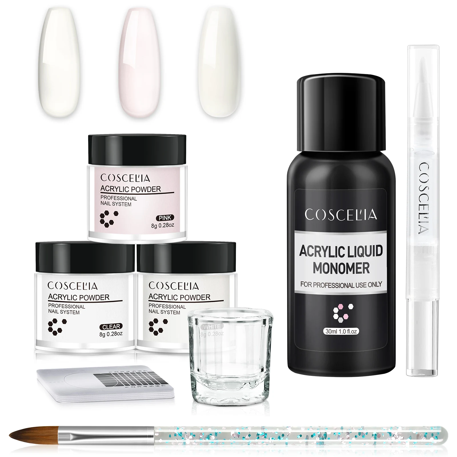 

Акриловая пудра для ногтей и жидкий мономер, набор для начинающих дизайна ногтей