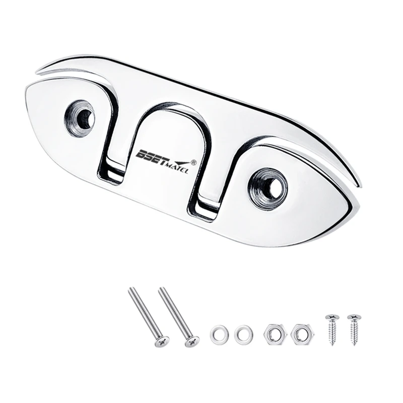 

BSET MATEL из нержавеющей стали 316 откидной Складной подъемный струбцина док-колода морская фурнитура швартовая веревка аксессуары для швартов...