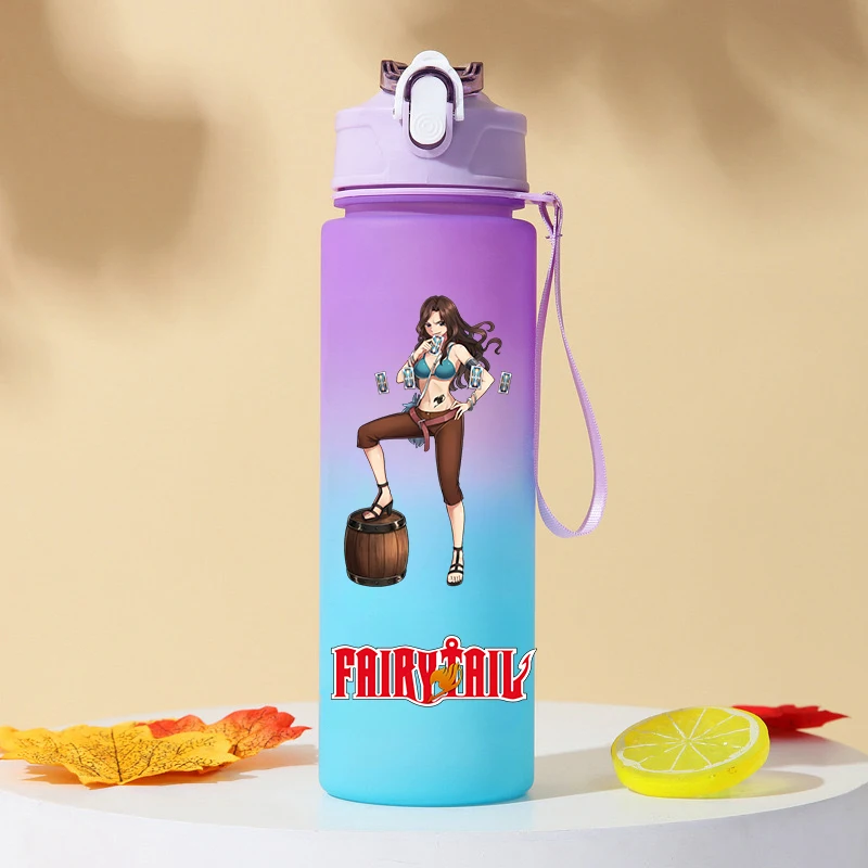 750 мл чашка для воды милая анимационная бутылка питьевой FAIRY TAIL емкость спорта на