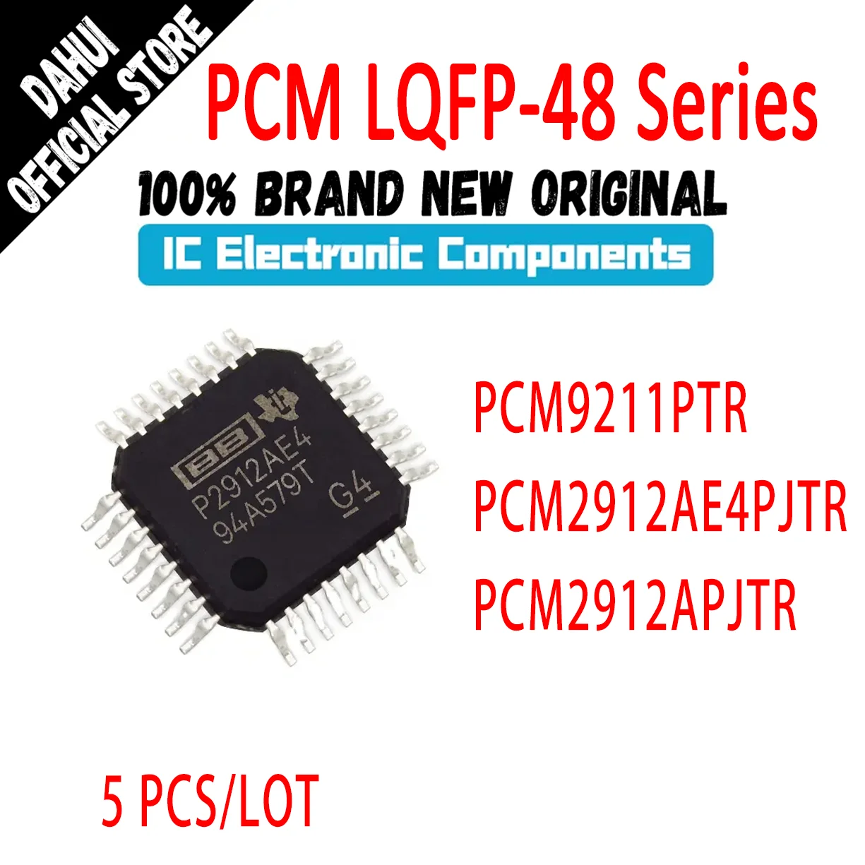 

PCM9211PTR PCM2912APJTR PCM2912AE4PJTR PCM9211 PCM2912 PCM2912 PCM IC Chip In Stock 100% New Original