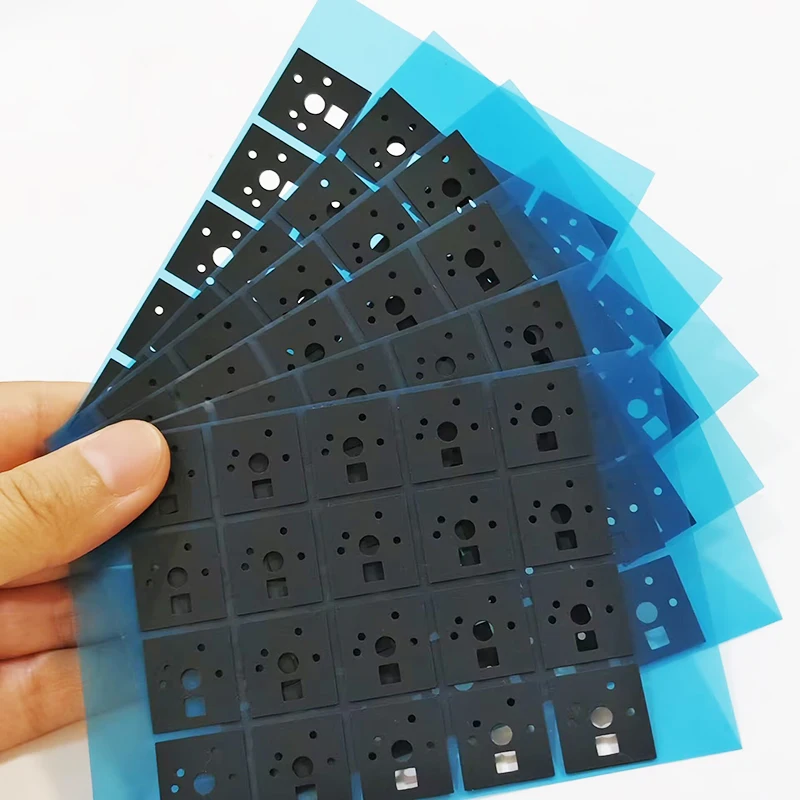 Фото 120 шт./набор наклеек для переключателей PCB из пеноматериала EVA, PE, PORON для улучшения качества звука в моделях BM60, BM65, BM68, XD64, BM80. №5