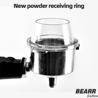 bean grinder powder receiving cover 58mm powder distributor semi automatic handle coffee machine straight out powder receiving