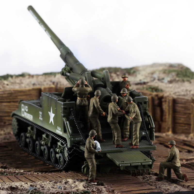 

Масштаб 1:72, модель, экшн-фигурка, 8 шт., куклы-солдаты, США M40, самоходная артиллерия, групповая игрушка, сцена «сделай сам», аксессуары, коллекционная кукла