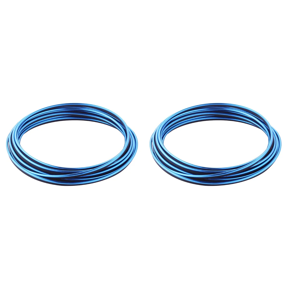 

2pcs 5M DIY Universal Automobile Car Motor Interior Exterior Decoration Plated Moulding Trim Strip Line (Blue)