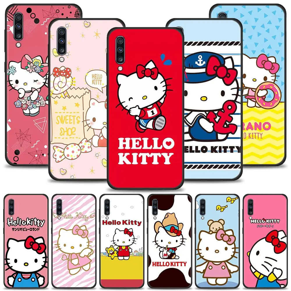 

Hello Kitty Cartoon Case for Samsung Galaxy A50 A70 for Oppo Realme C3 C21 Cover for MOTO G30 G60 G9Plus for Nokia X10 G21 Funda