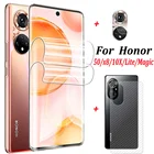Гидрогель пленка для Honor 50 X8 не Стекло+заднюю пленка на Honor50 Hydrogel Film Honor X-8 Камера защиты Honor Magic4 Pro 10x 50 Lite мягкая защитная пленка хонор50 про 10х лайт х8 Not Glass хонор 50 Гидрогелевая