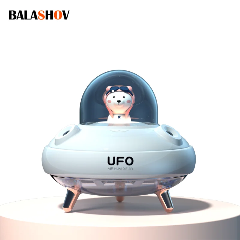 Беспроводной увлажнитель воздуха UFO с двумя насадками Настольный светодиодный