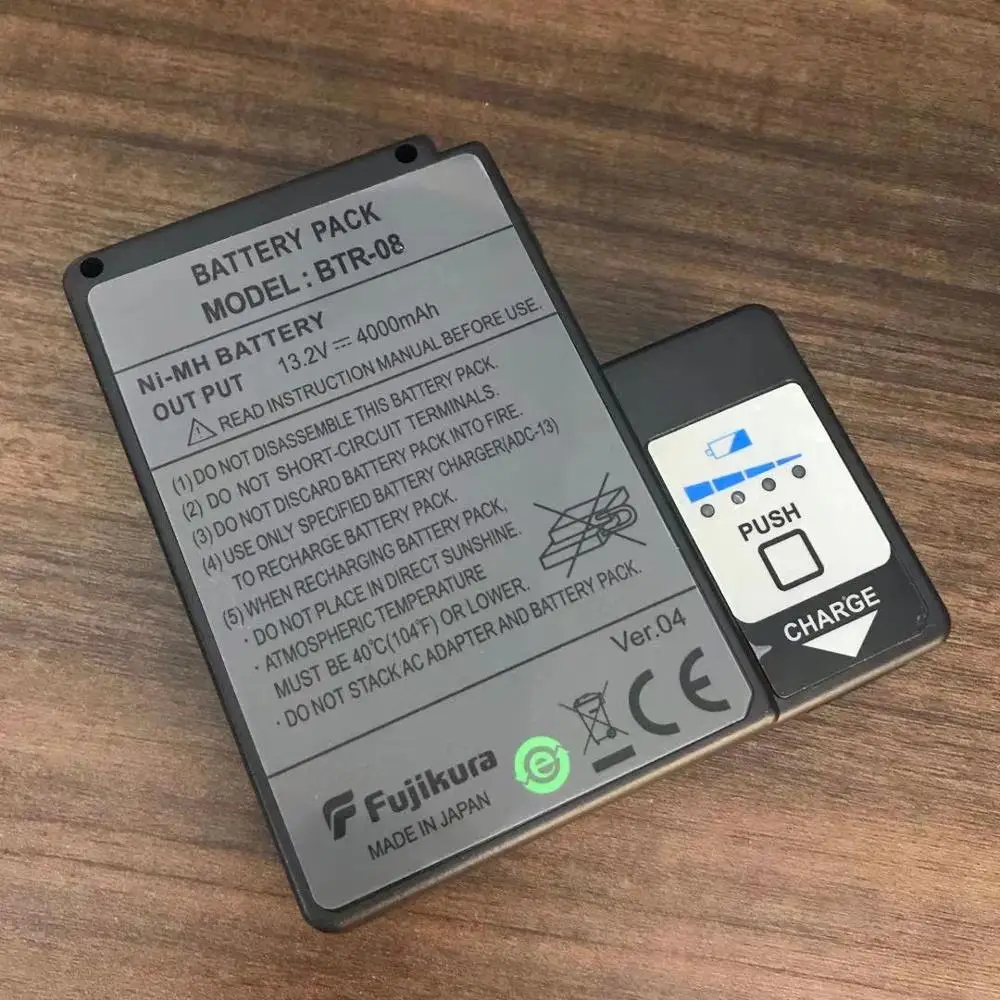 FSM-60S/60R/18S/18R, fusion splicer battery BTR-08 Replacement li-ion battery pack 4000mAh