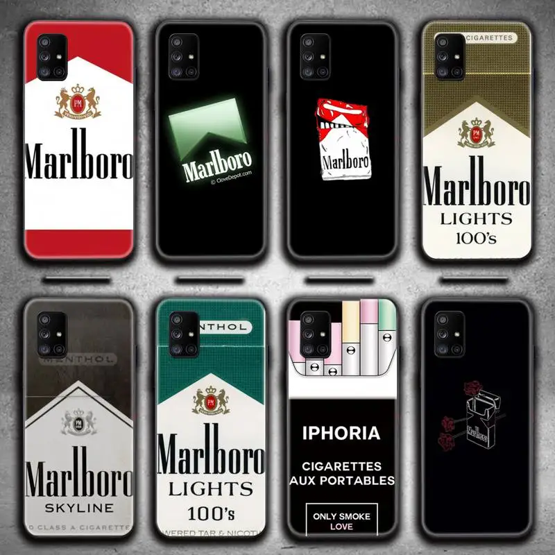

Weed Cigarette Smoking Protecto Phone Case For Samsung Galaxy A52 A21S A02S A12 A31 A81 A10 A30 A32 A50 A80 A71 A51 5G