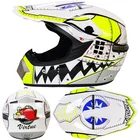 Профессиональный шлем для внедорожника, мотоциклетный шлем для детей