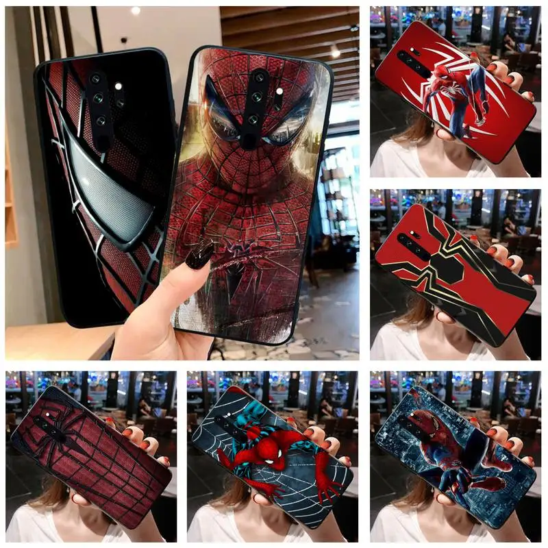 

SNM Marvel superhero spiderman Phone Case Silicone soft for Redmi 9A 8A Note 11 10 9 8 8T Redmi 9 K20 K30 K40 Pro Max