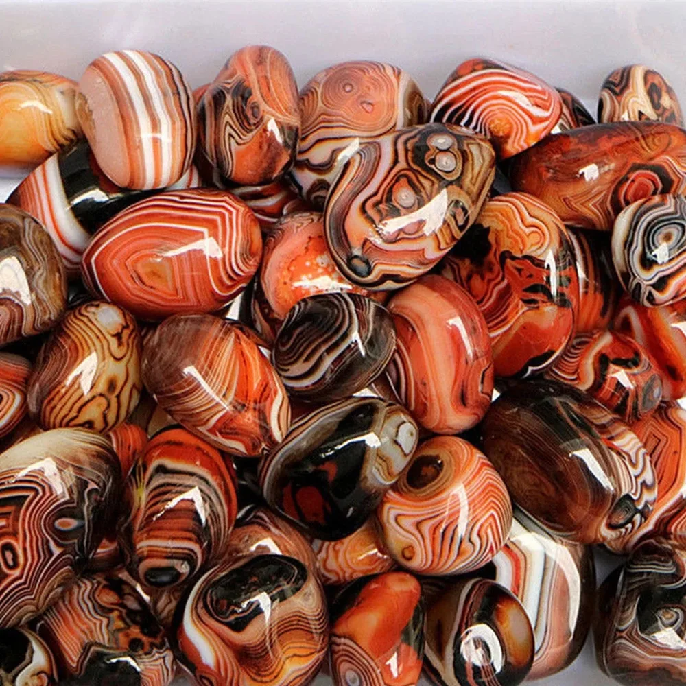 

Sardonyx Gemstone Real Healing Polished Crystals Stones Onyx Agate Palm Stone Mineral Specimen For Home Decoration
