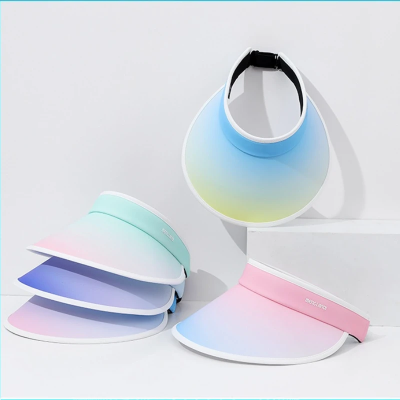 

Новинка 2023, летняя Солнцезащитная шляпа градиентного цвета, женская летняя Солнцезащитная шляпа