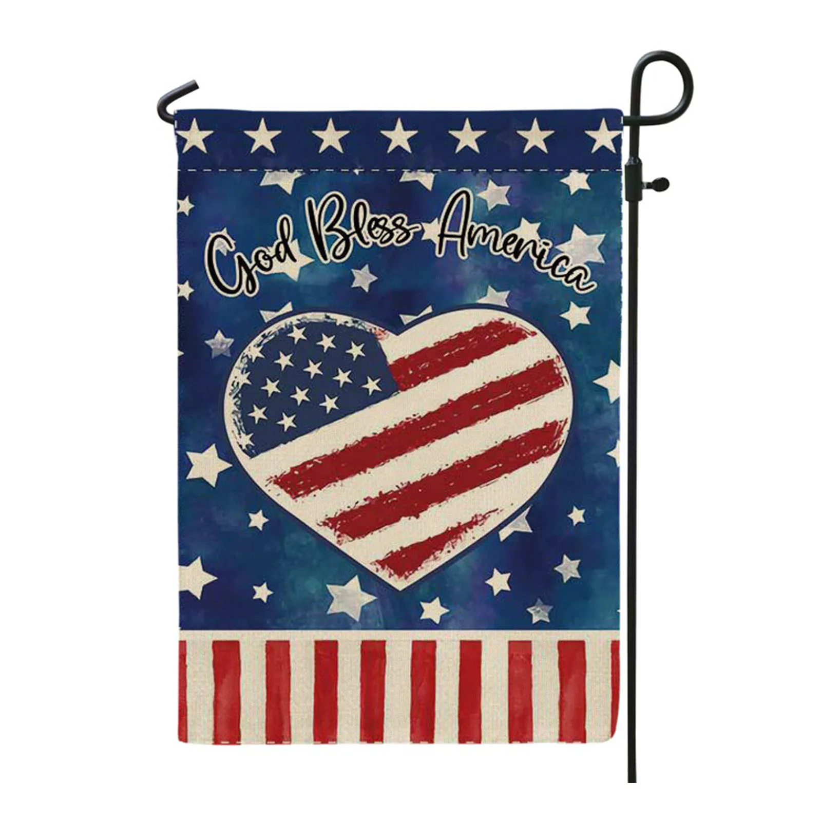 

Patriotic Garden Flag Yard Flags Patriotic Banner Flags Stripes Star Garden Flag 4th Of July Memorial Day Independence Day Yard