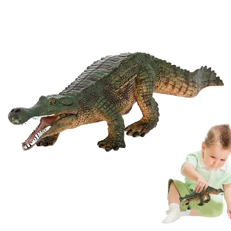 

Реалистичные фигурки аллигатора, фигурки аллигатора, креативные Статические украшения, научный развивающий реквизит, детский когнитивный реквизит
