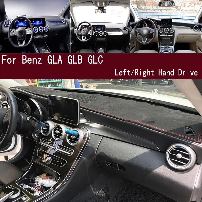 Фото Для Mercedes-Benz GLA GLB GLC 250 200 X156 H247 X247 X253 X254 300 260: Коврик-накладка на приборную панель, солнцезащитный козырек, декоративные элементы №1