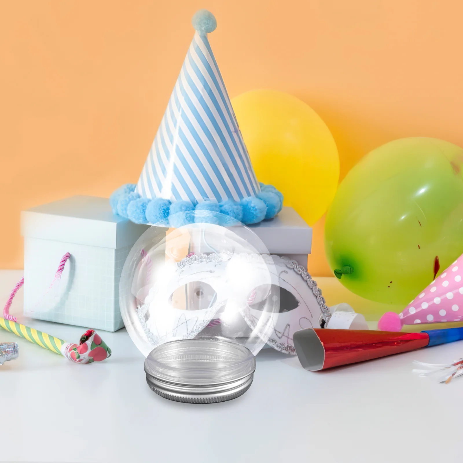10 шт. DIY прозрачный пластиковый водяной шар снежок с винтовой крышкой (300 мл