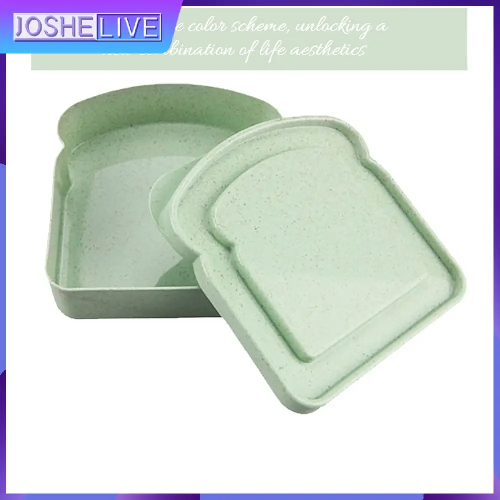 

Большая вместительная однотонная прочная коробка, бэнто-бокс, коробка для тостов, Ланч-бокс из бамбукового волокна, Ланч-бокс, сэндвич-бокс, Портативный Ланч-бокс