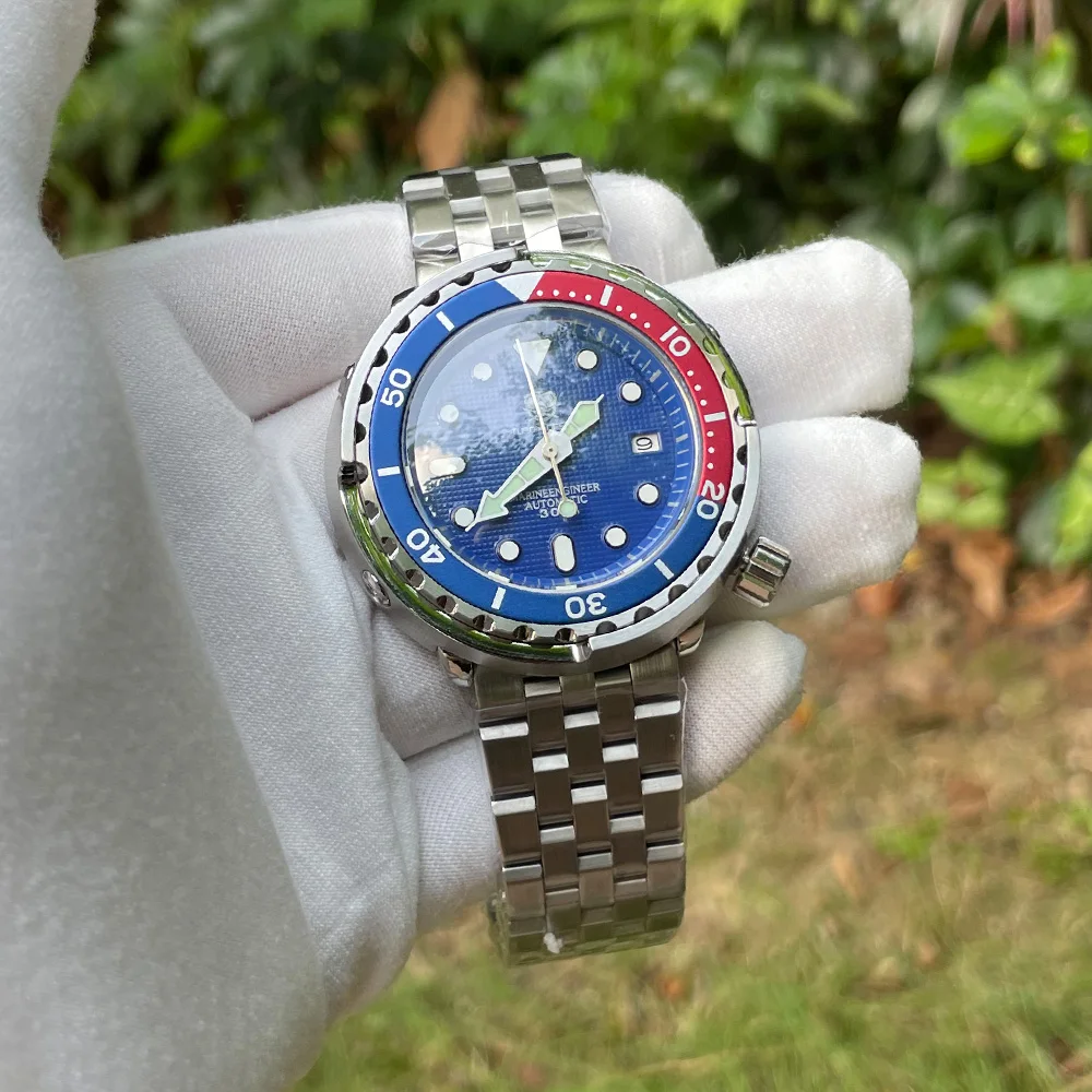 

TUEDIX NH35A Movement Selfwinding Watch for Men Luxury Blue Full Steel Business Wrist Watch Luminous Reloj Hombre Sapphire Glass