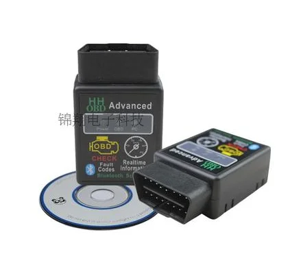 Фото ELM327 Интерфейс Bluetooth V1.5/2.1 на Android Крутящий момент Поддержка всех протоколов OBD2 elm327 v1.5 obd2 Автомобильный диагностический инструмент №3