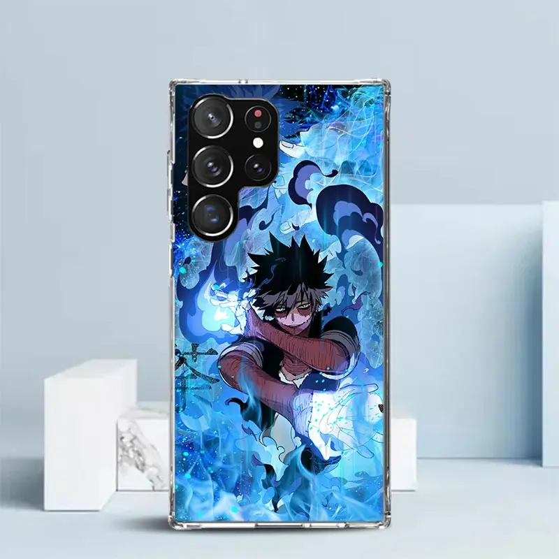 Фото Чехол для телефона My Hero Dabi Bnha для Samsung Galaxy S22 S23 S24 Ultra S21 S20 FE S10 Plus S10E S9 S8 + S7 Edge, мягкая задняя крышка из ТПУ №2