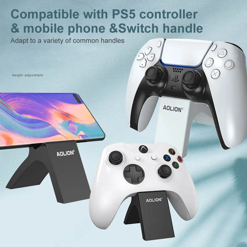 

Joypad Holder White Stable Durable Simple Universal For Ps5 Gamepad Mount Joystick Rack 9.9 4.1 8.9 Convient Mobile Phone Stand