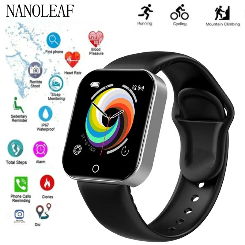 

Fashion Digital Watch Men SportsWaterproof Fitness Tracker Blood Pressure Sleep Monitor 24 Hours Clock Ladies Smart Wristwatches