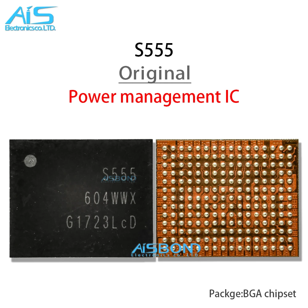 

Новый оригинальный блок питания S555 2 шт./лот для Samsung Galaxy S8 G950F S8 + G955F, большой основной источник питания IC PMIC, чип