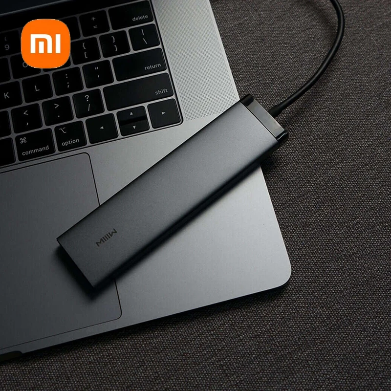 

MIIIW Usb Hub Multifunction 7in1Office for Computer Projection Splitter High Speed Docking Portable Type-c 4k Xiaomi Usb C Hub