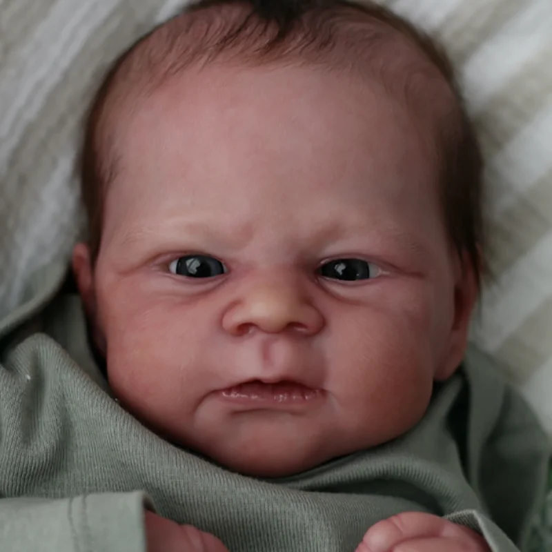 17 дюймовый Комплект Reborn Baby Elijah мягкие виниловые детали неокрашенные чистые DIY