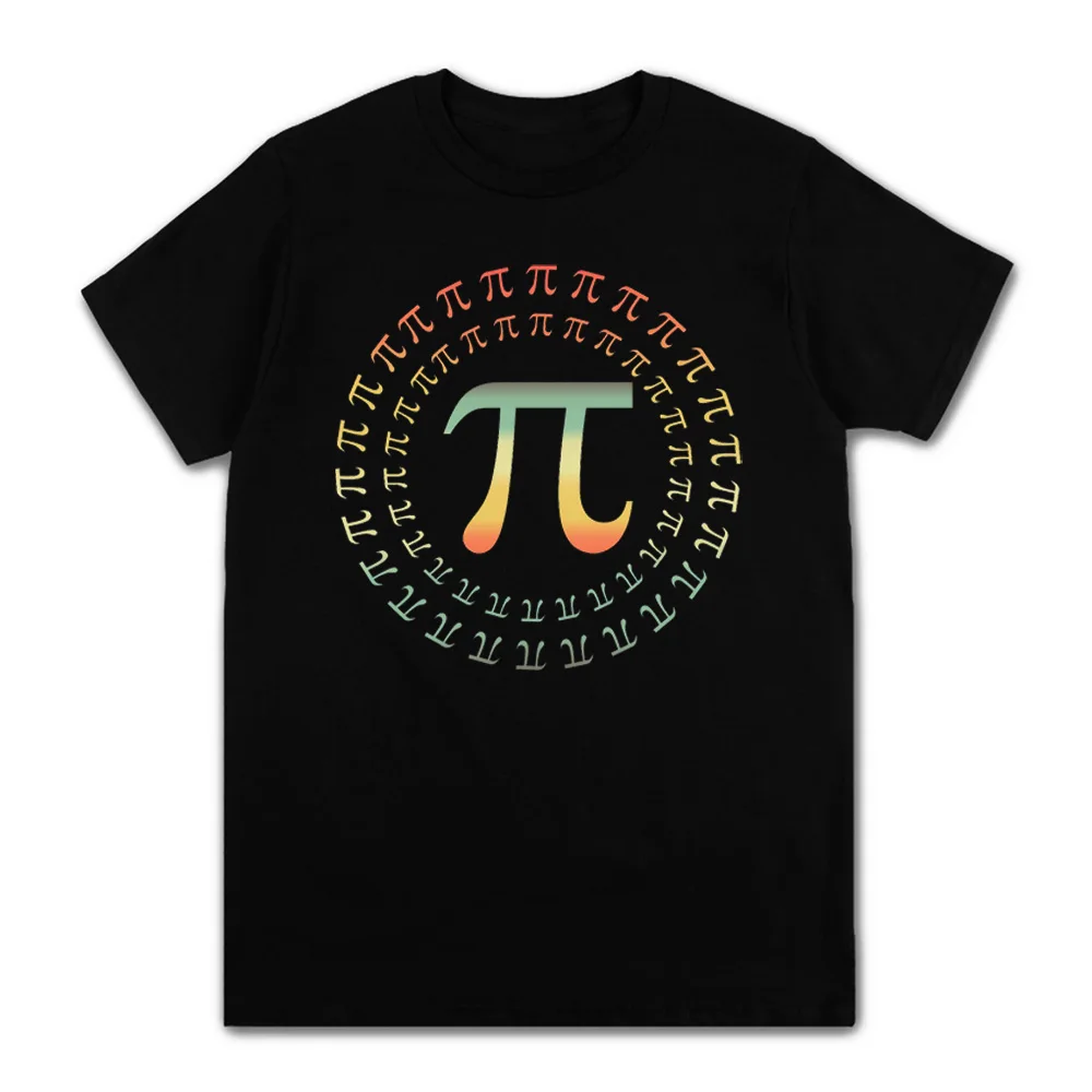 

Футболка мужская с символом дня Pi, винтажная Удобная Algebra с коротким рукавом, топ для любителей математики, модная городская хлопковая одежд...