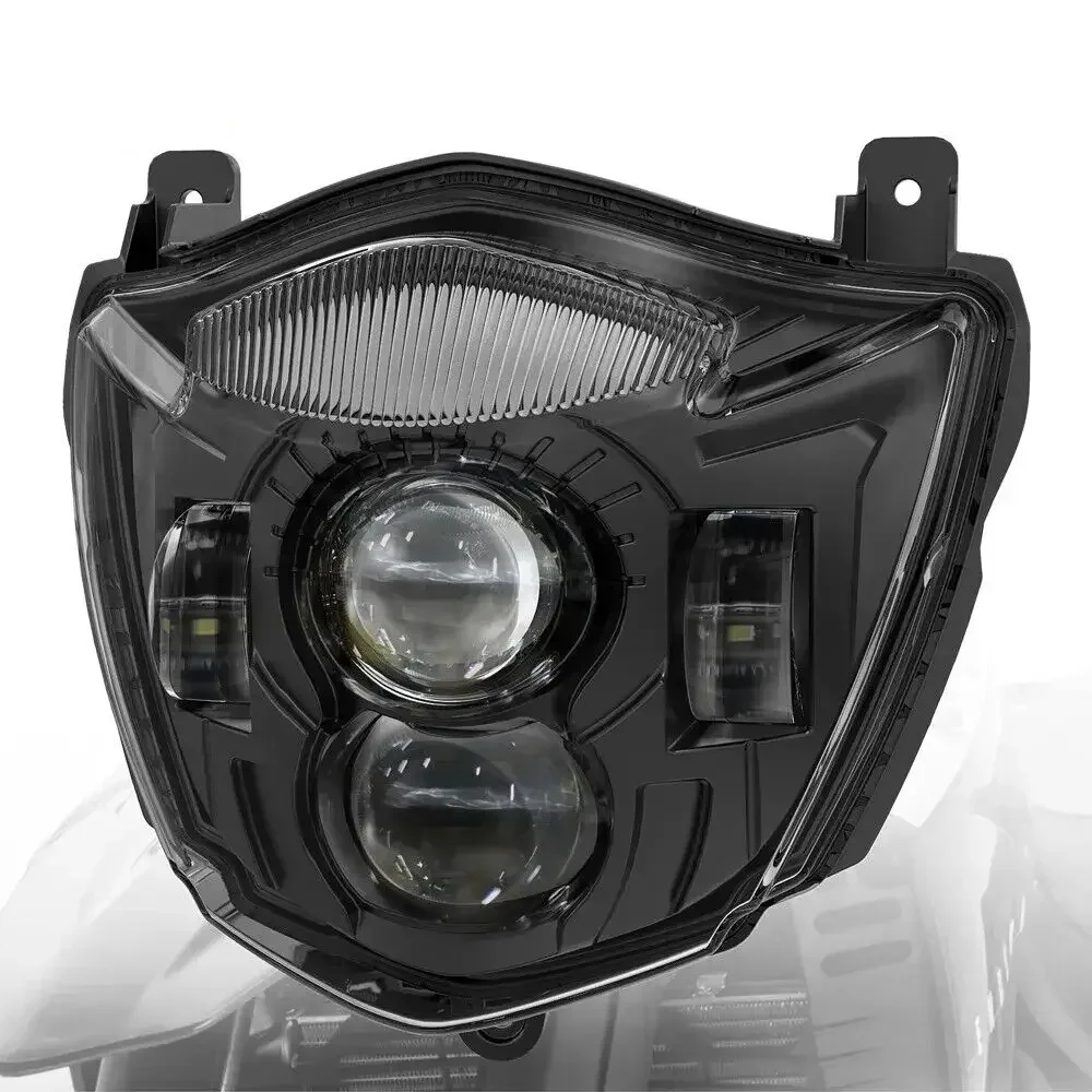 

Мотоциклетная светодиодная фара в сборе для Yamaha XT660X 04-06 XT660R 04-16 E-MARK E24 Hi/Low Beam XT660 X/R передняя фара для велосипеда для грязи
