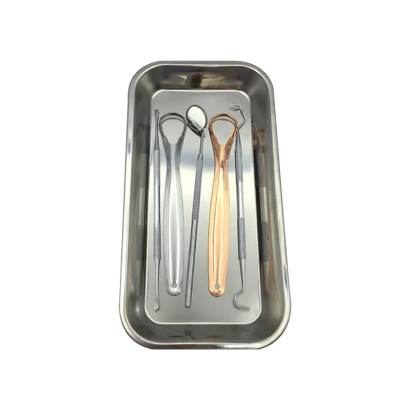 Медицинский хирургический лоток квадратная пластина из нержавеющей стали