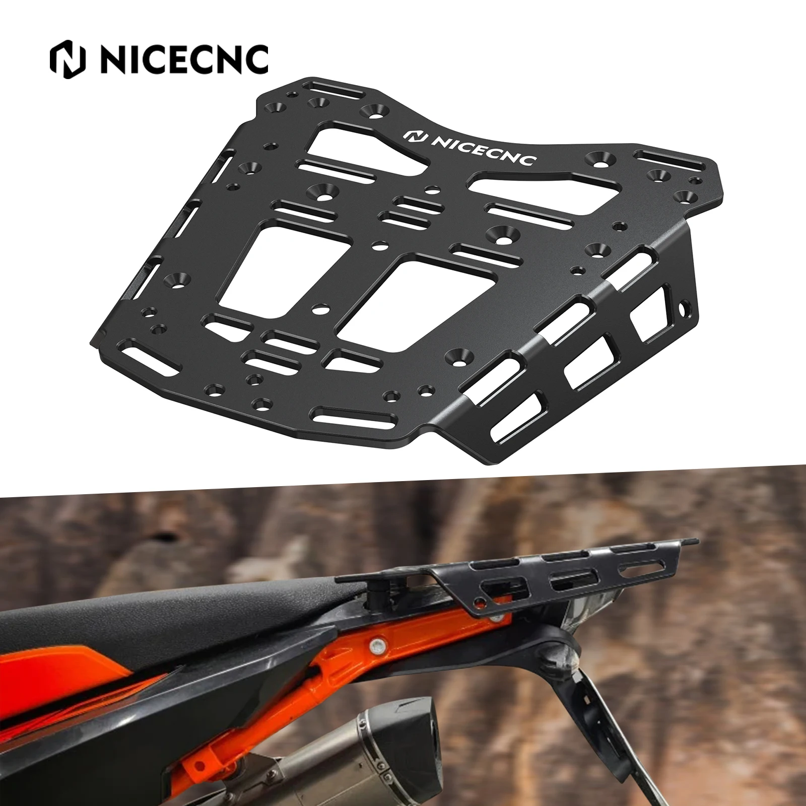 

NICECNC Luggage Rack Cargo Saddlebag Holder Bracket For KTM 790 890 Adventure 2020-2023 790 Adventure 2019-2023 2020 2021 2022