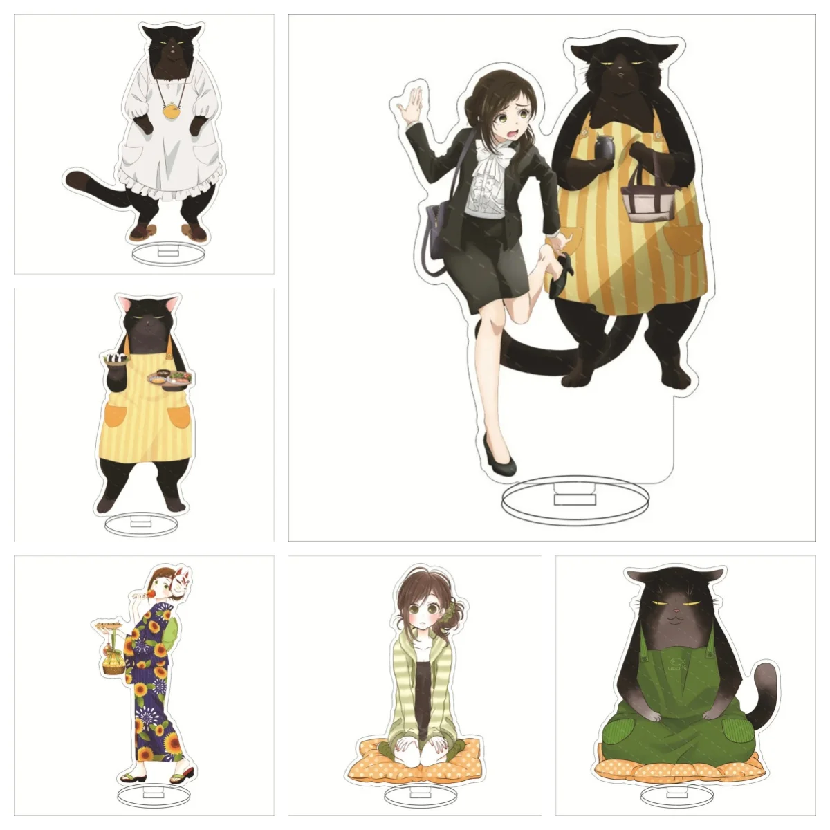 Акриловая фигурка &quotМастерская кошка сегодня снова в депрессии&quot 15 см